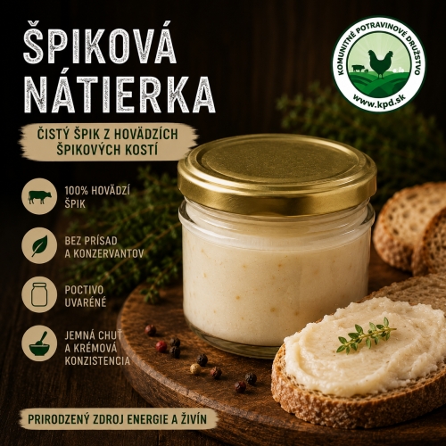 100% špiková nátierka